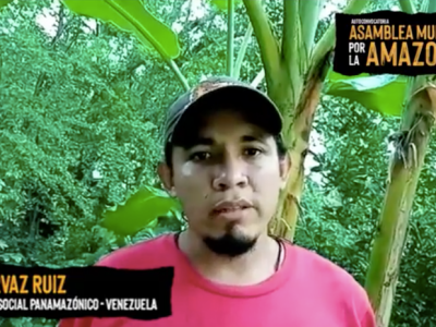 Autoconvocatoria a la Asamblea Mundial por la Amazonía – Jarvaz Ruiz de FOSPA VENEZUELA